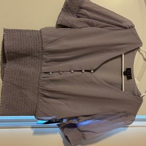 Francesca’s Boutique. Purple blouse. Size Medium